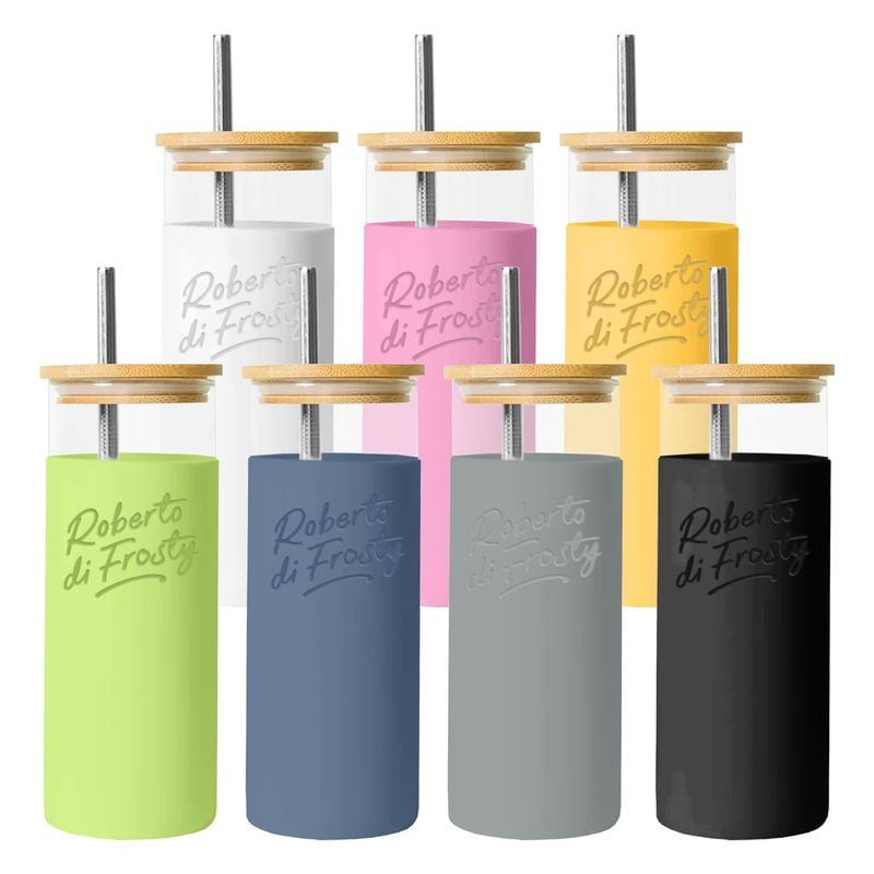 Vanisa Glass Drink Bottle with Sleeve Vanisa Glass Drink Bottle with Sleeve
